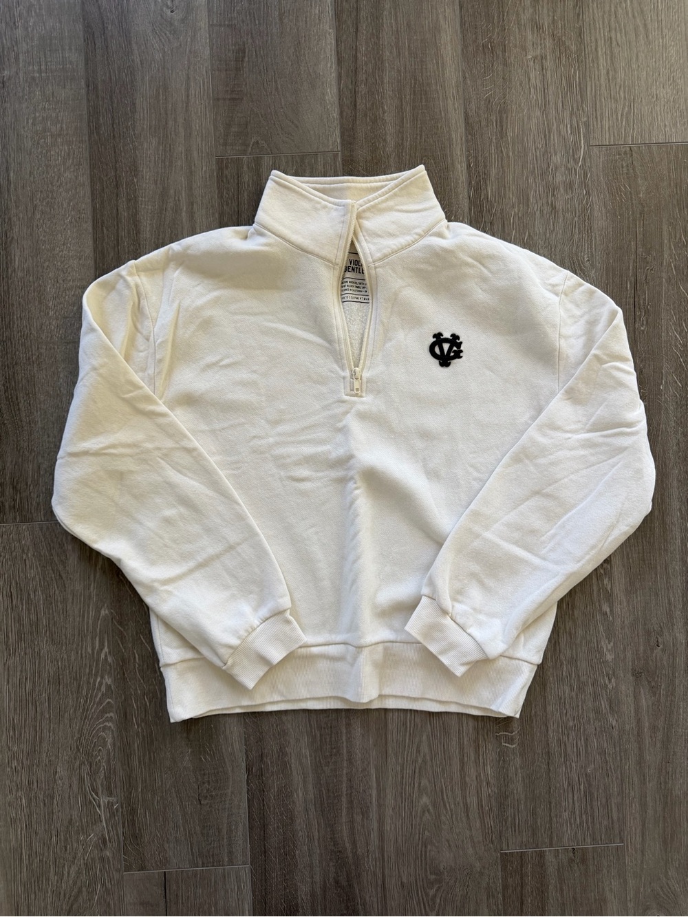 violent gentlemen women’s quarter zip fleece